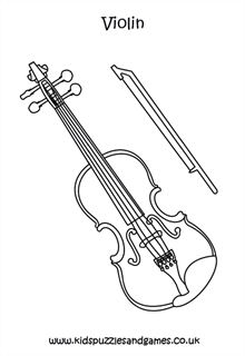 Violin labelled louring page