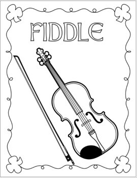 Instrument coloring pages ireland by music with jamie eisler tpt