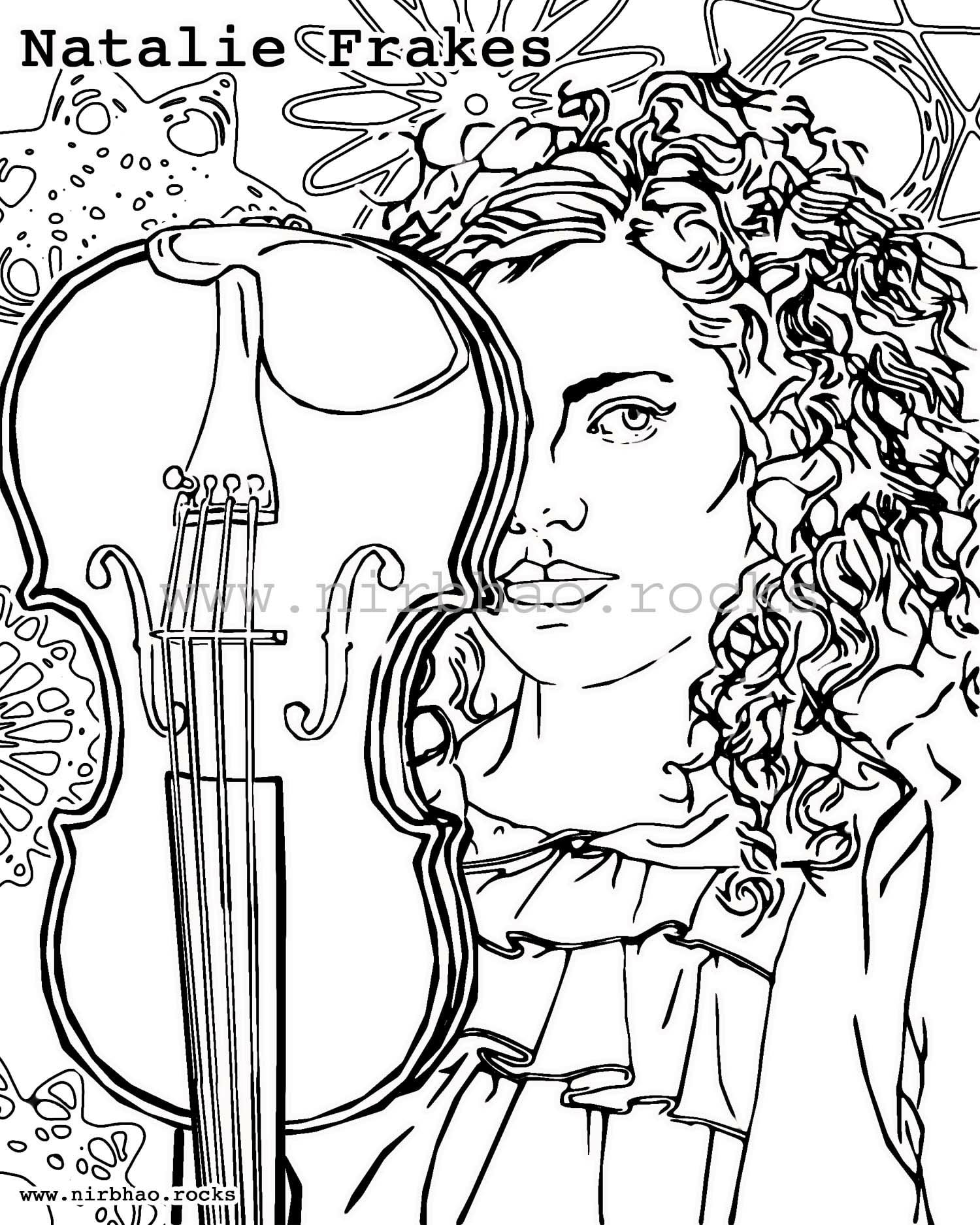 Natalie frakes we are awesome coloring pages