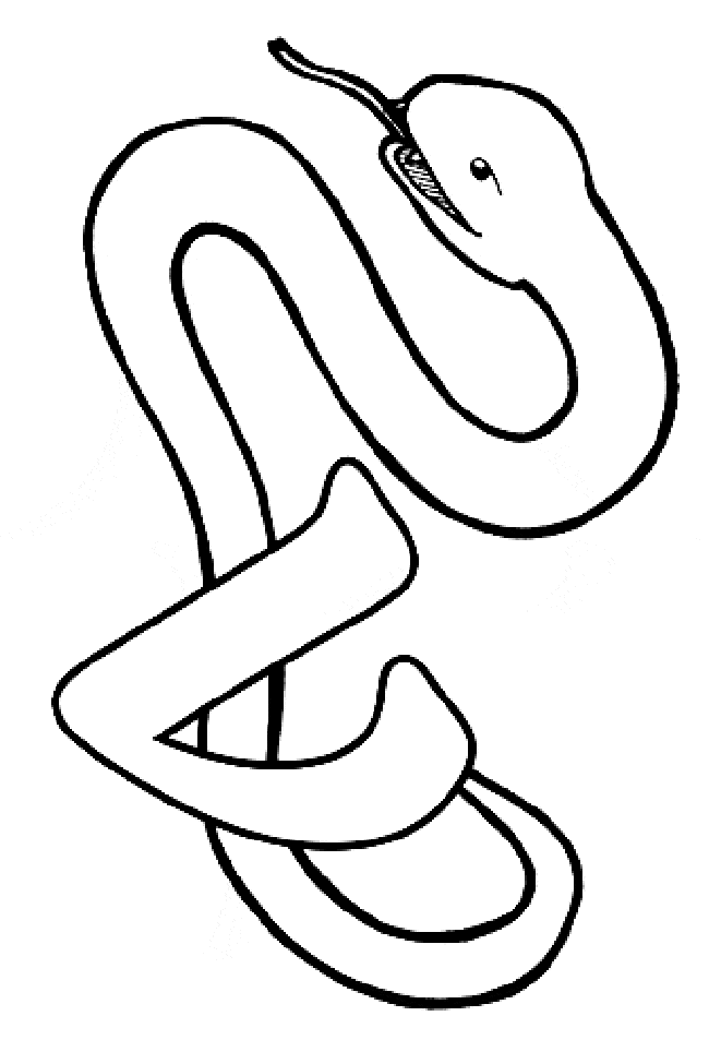 Viper coloring page