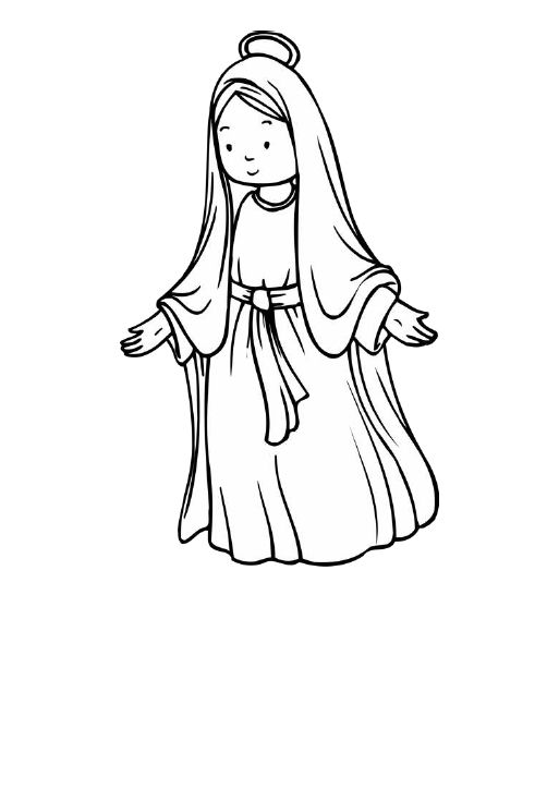 Imagen de httpwwwpekedibujoscomdibujosculturasvirgenvirgengif nativity coloring pag nativity coloring colouring pag