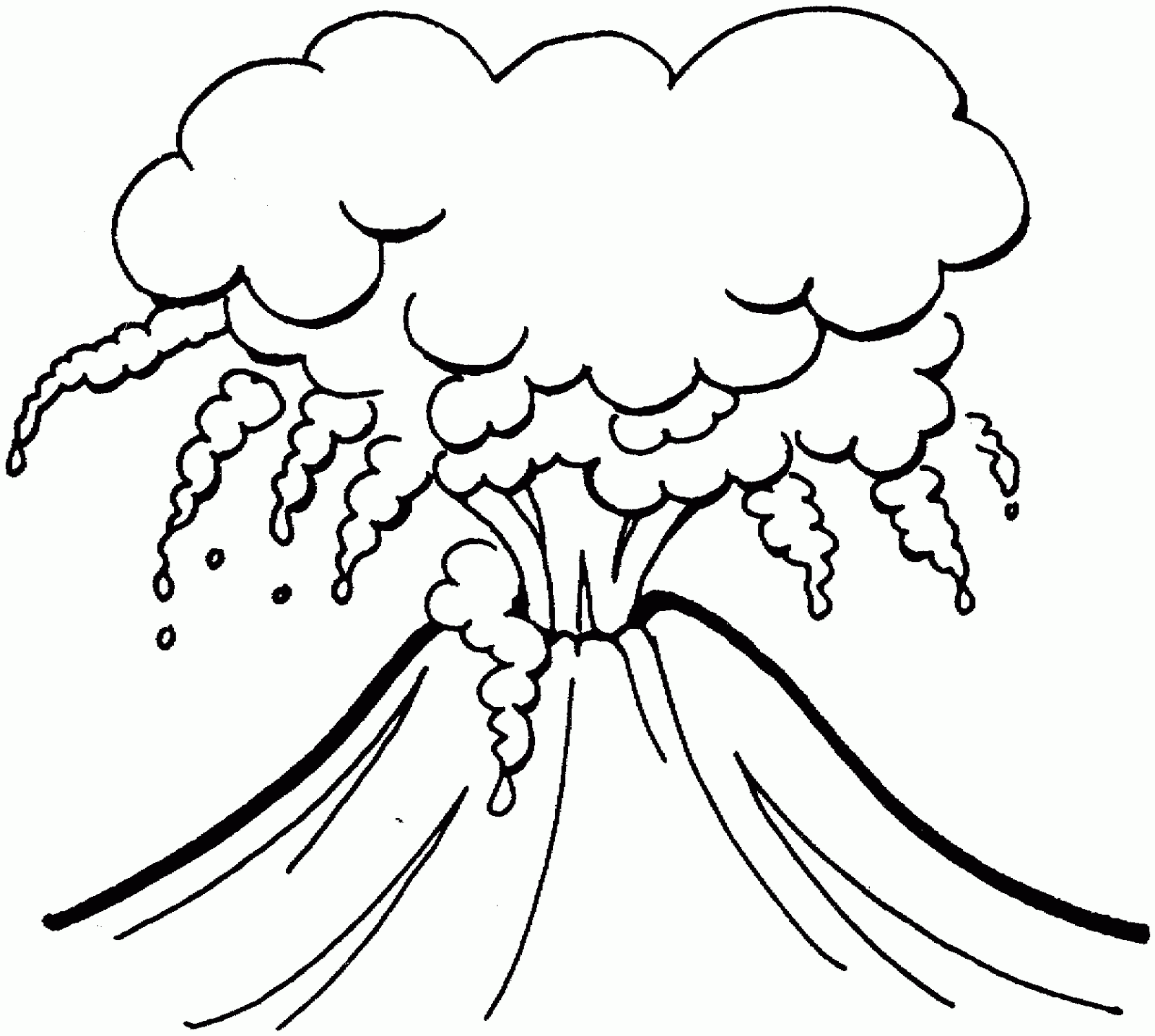 Volcano coloring pages free printable coloring pages creation coloring pages