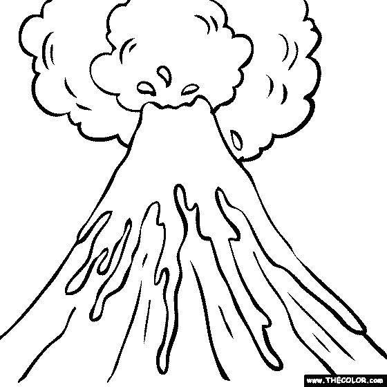 Volcano coloring page shark coloring pages coloring pages zoo coloring pages