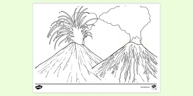 Volcanoes mindfulness loring sheets teacher made