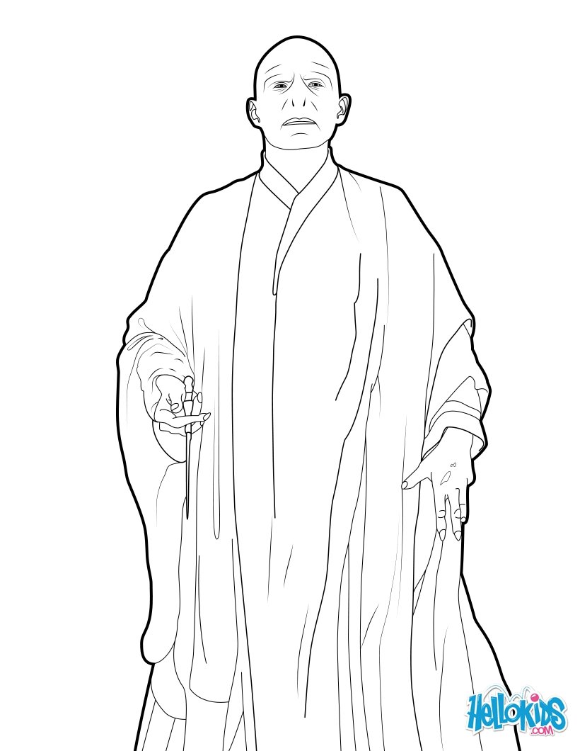 Voldemort coloring pages