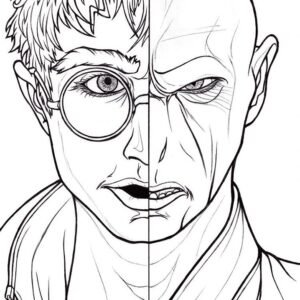 Harry potter coloring pages printable for free download