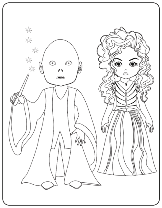 Harry potter printable coloring pages for kids