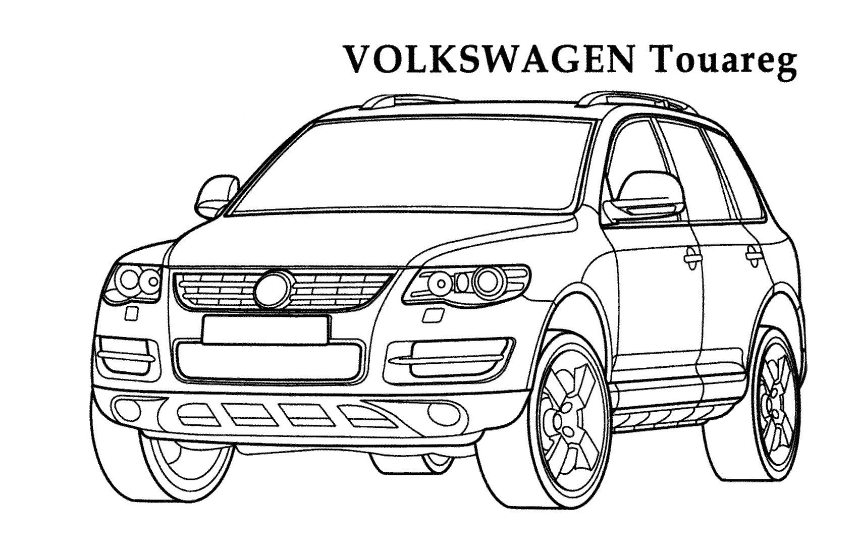 Volkswagen coloring pages to download and print for free