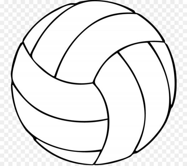 Free volleyball coloring book sport clip art