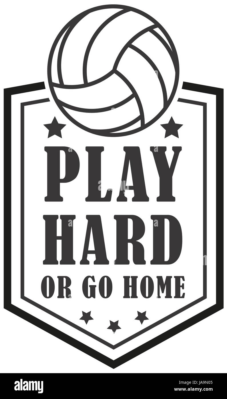 Volleyball black and white stock photos images
