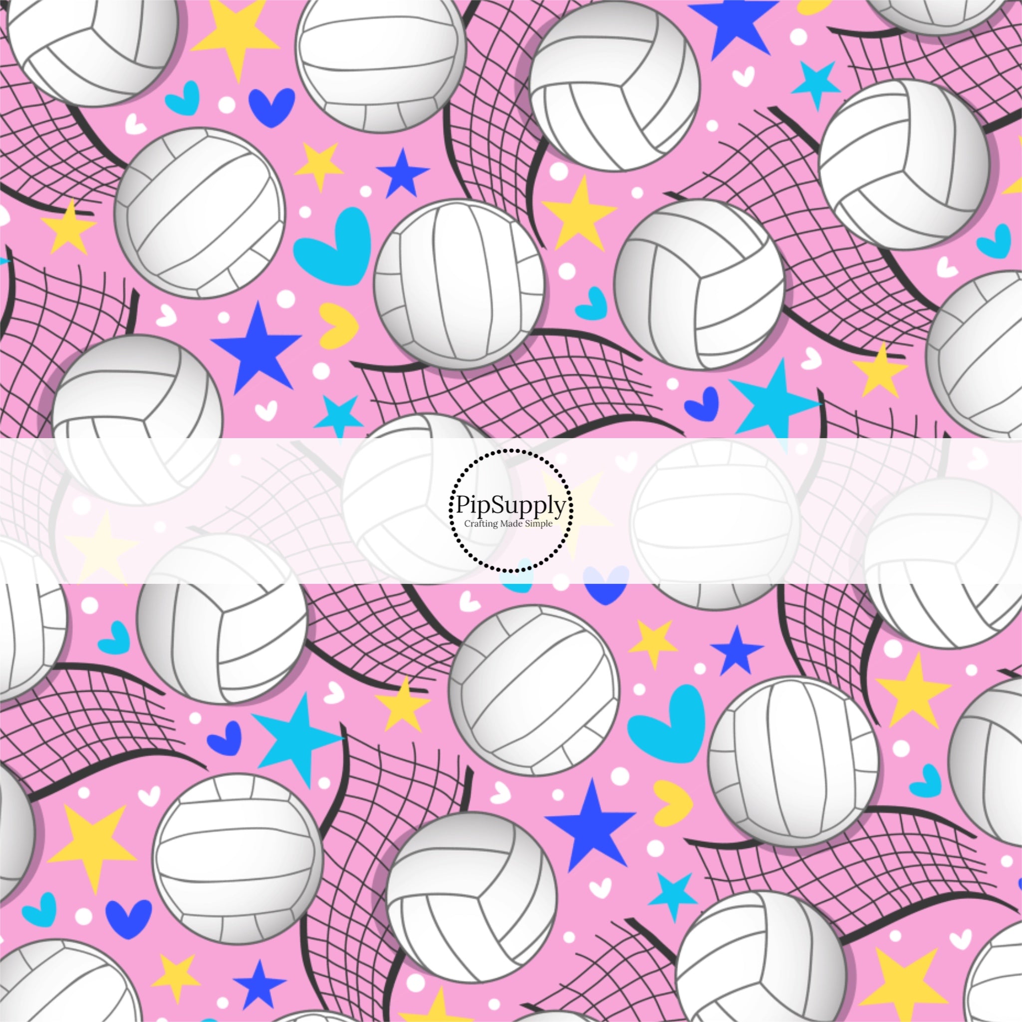 Volleyball fabric by the yard