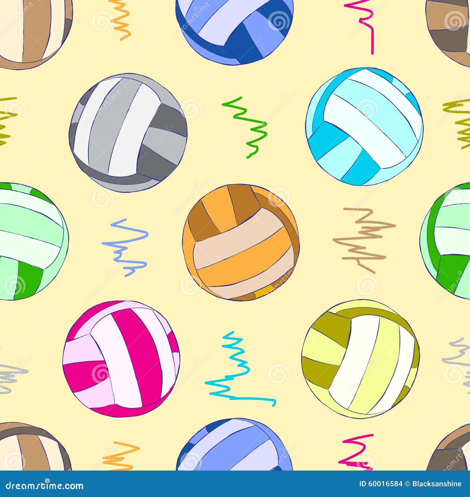 Color volleyball stock illustrations â color volleyball stock illustrations vectors clipart