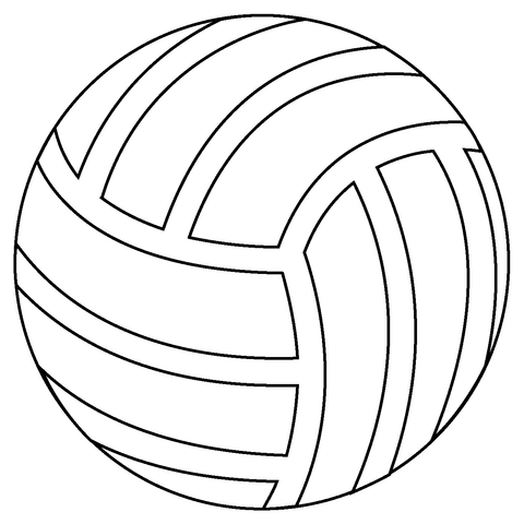 Volleyball emoji coloring page free printable coloring pages