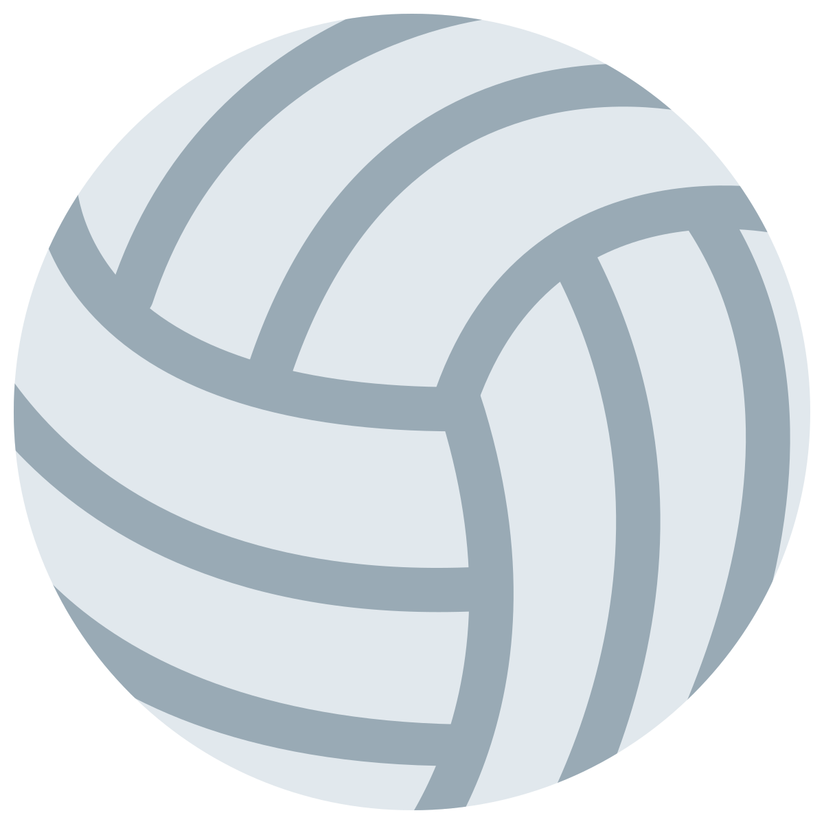 Volleyball emoji color codes