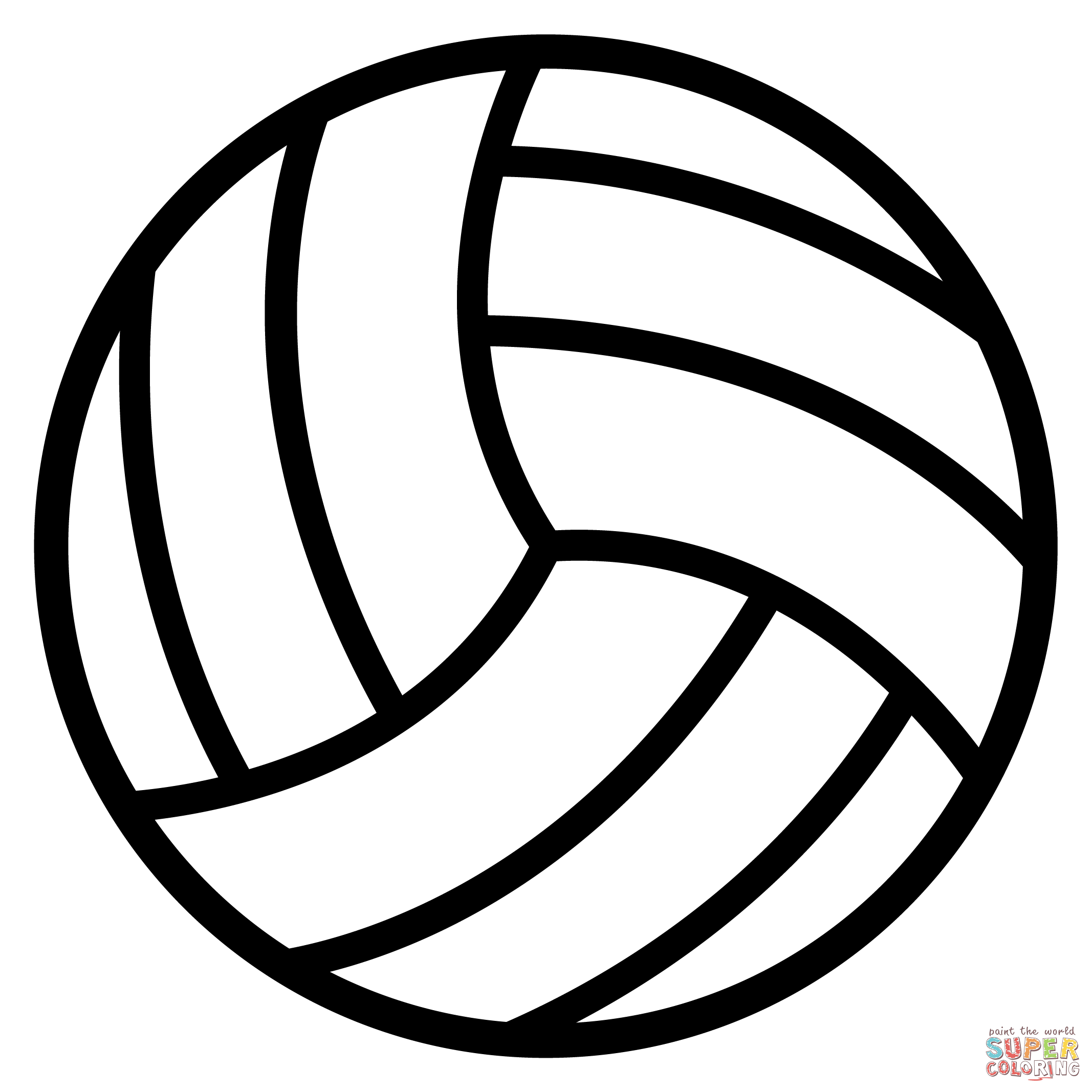 Volleyball emoji coloring page free printable coloring pages