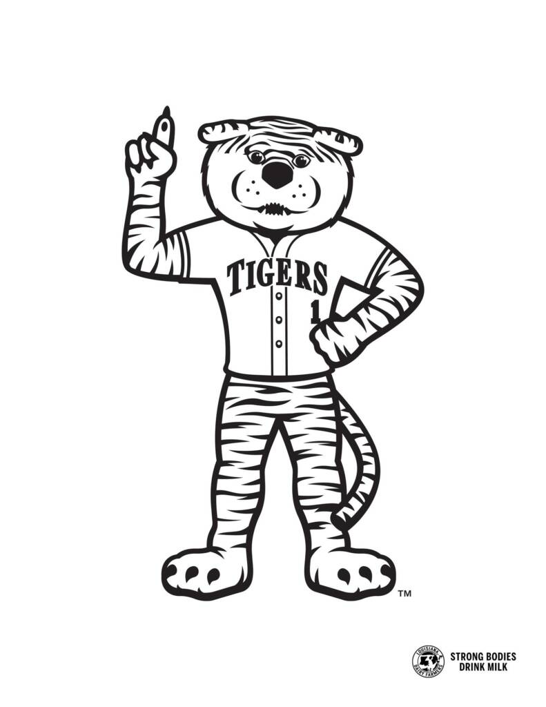 Coloring sheets from lsu athletics â lsu