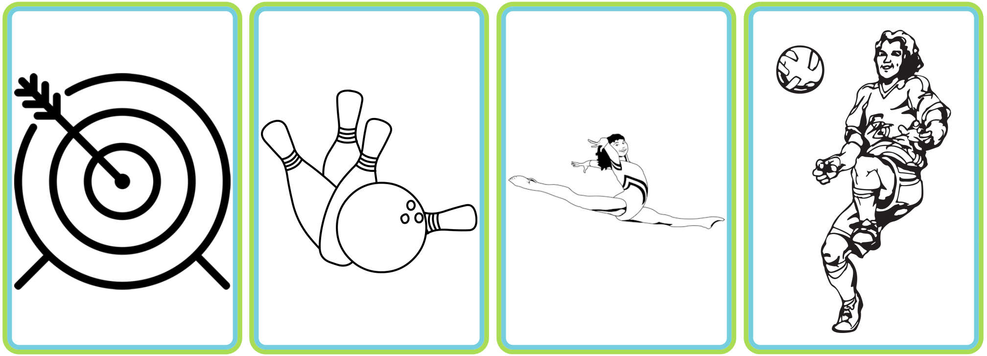 Sports themed coloring book â the trip clip