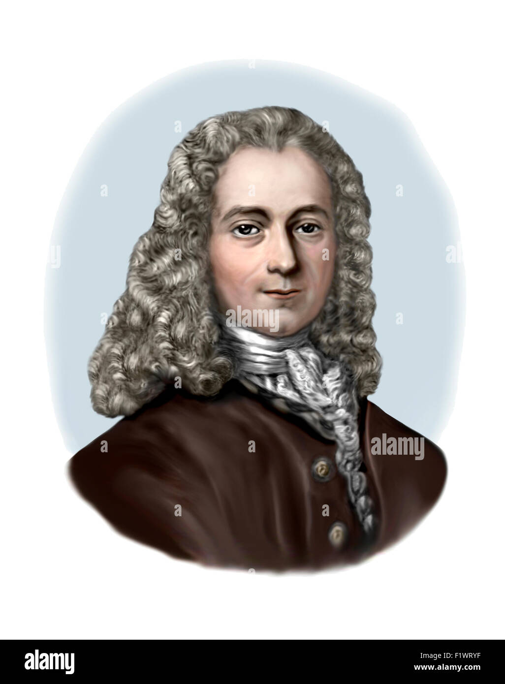 Voltaire cut out stock images pictures