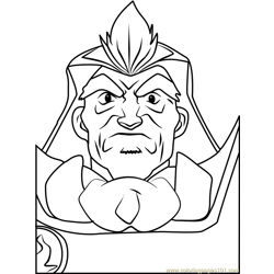 Voltaire hiwatari beyblade coloring page for kids