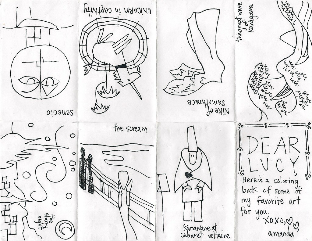 An awesome coloring book our friend amanda sends lucy the â