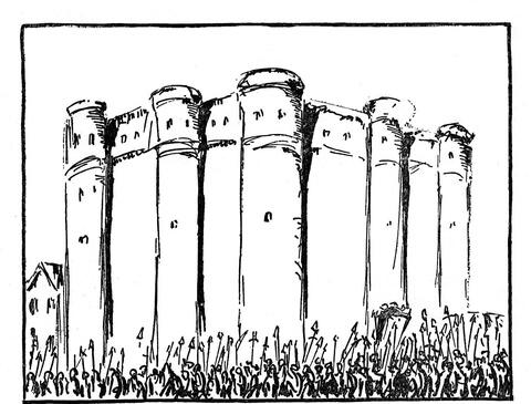 The bastille coloring page free printable coloring pages