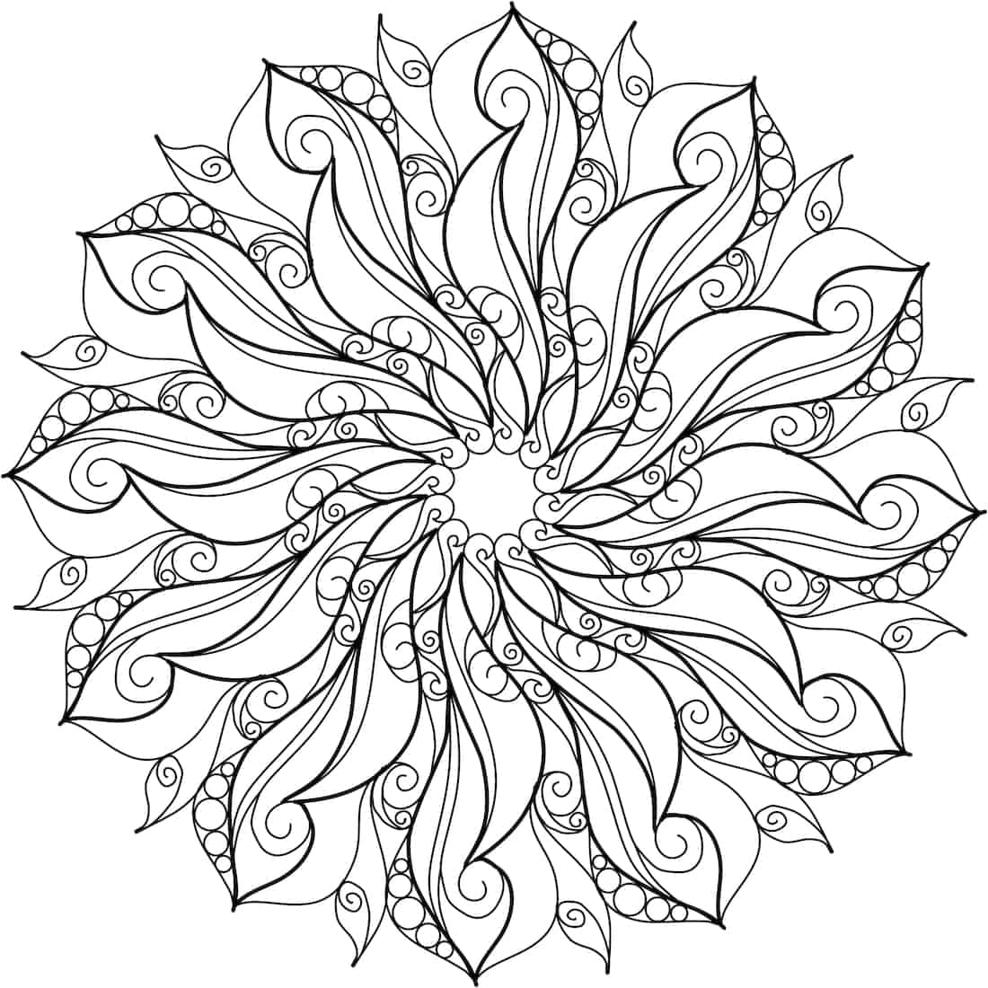 Cloud nine coloring page