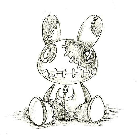Voodoo doll in photon bunny doll drawing doll tattoo voodoo doll tattoo