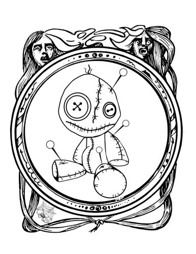 Coloring pages â dark whimsical art