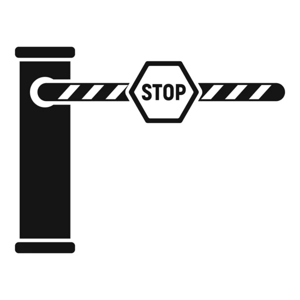Spoor kruising signaalpictogram eenvoudige stijl stockvector door ylivdesign