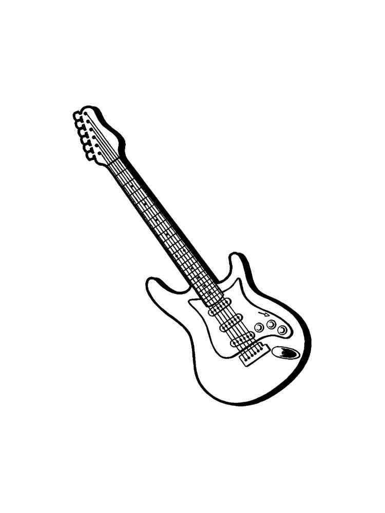 Guitar coloring pages coloring pages color coloring pages for kids