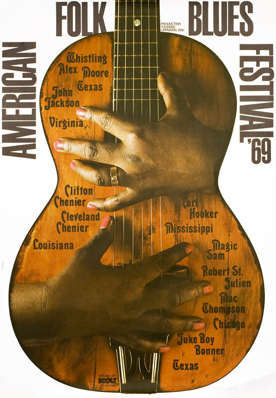 American folk blues festival handsigned