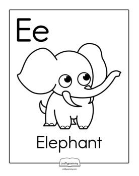 Aeiou vowels coloring ebook animal edition by craftypammy ebook vowel kids learning
