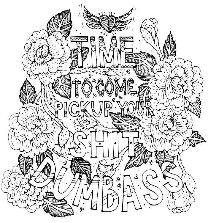 Best swear word coloring books a giveaway
