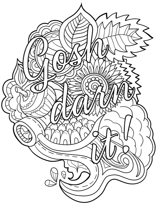 Best swear word coloring books a giveaway