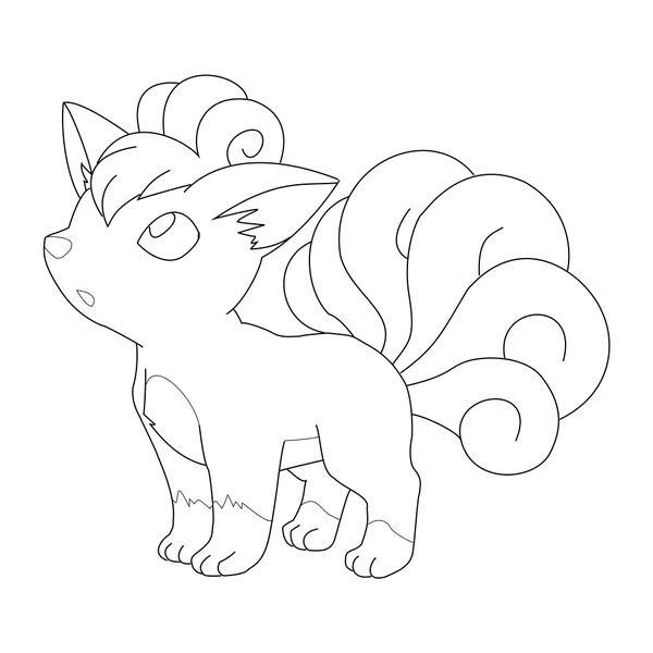 Free vulpix lineart by behindclosedeyes butterfly coloring page unicorn coloring pages coloring pages