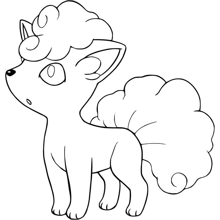 Alolan vulpix pokemon go coloring pages pokemon coloring pokemon coloring pages pikachu coloring page