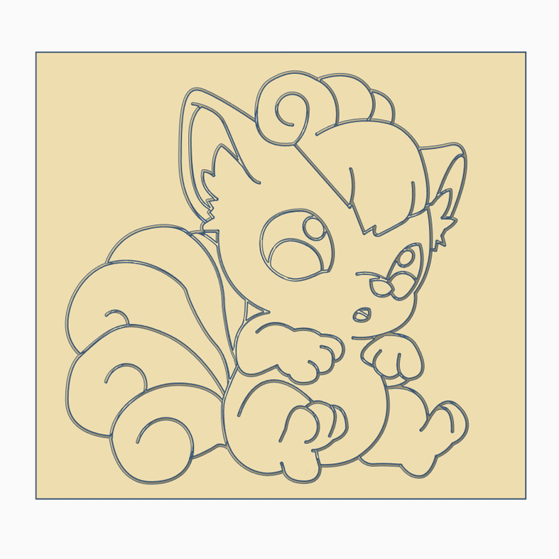 Stl file vulpix cookie cutter pokemon anime chibi ðªãd printable design to downloadãcults