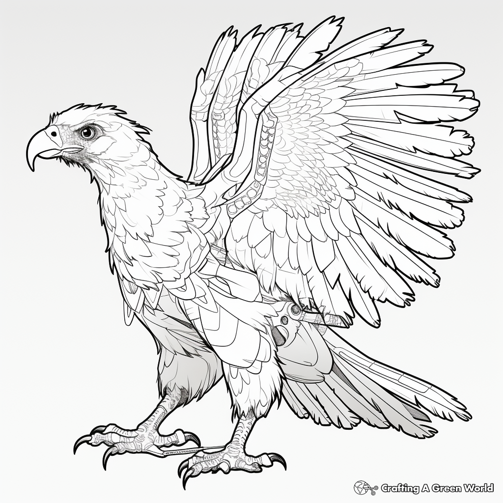 Vulture coloring pages