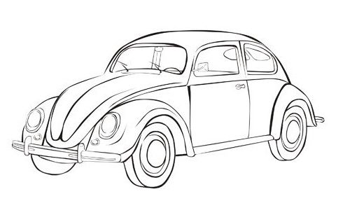 At now there are a lot of sites offering volkswagen beetle car coloring pages these pages are created by a grâ cars coloring pages beetle car car illustration