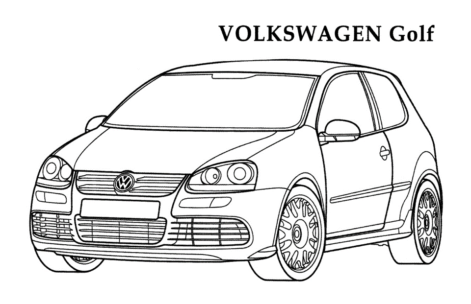 Volkswagen coloring pages to download and print for free