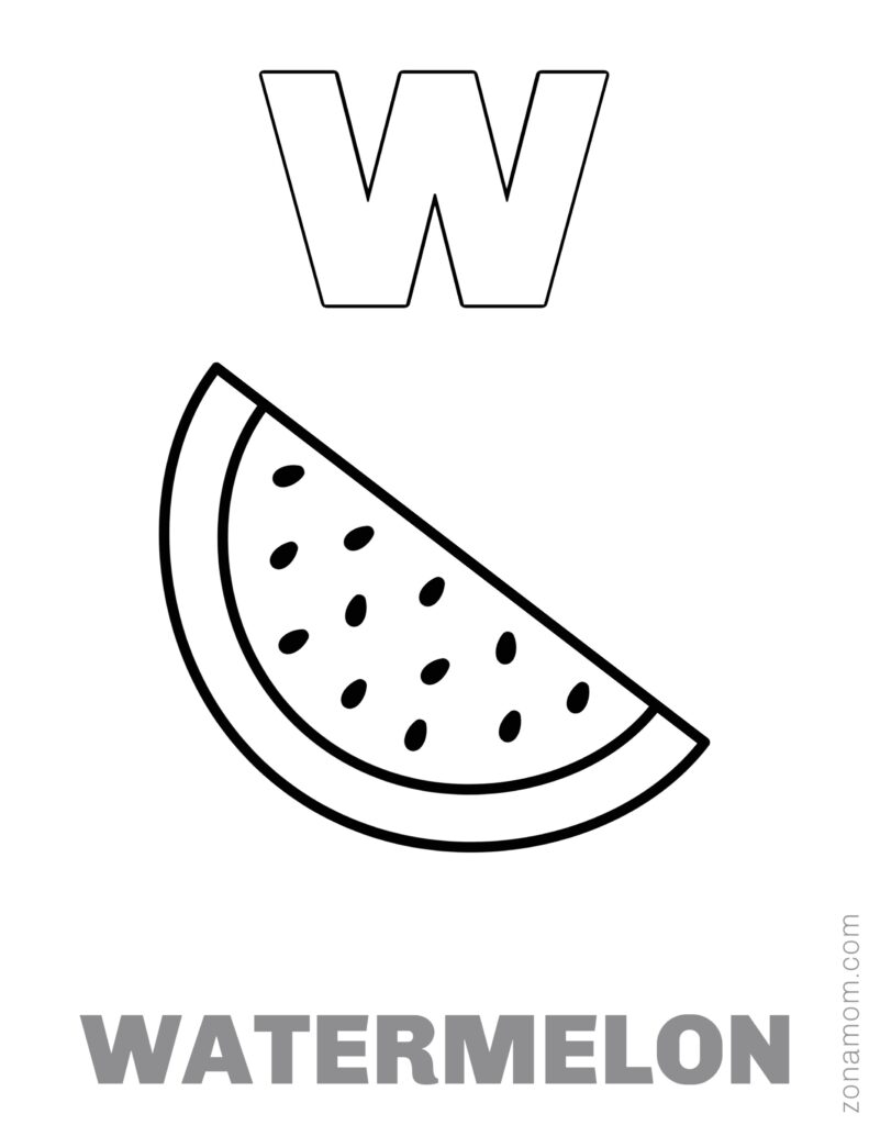 Free printable alphabet coloring pages