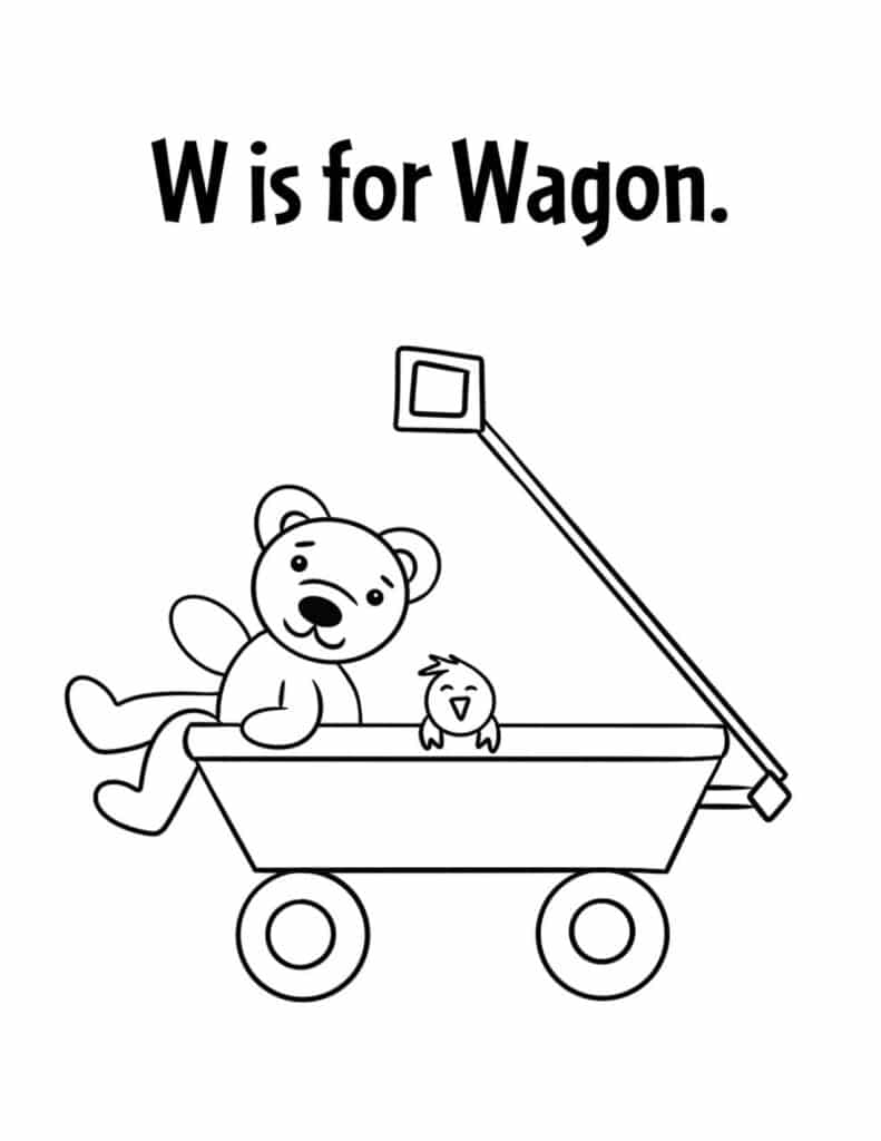 Free letter w worksheets for preschool â the hollydog blog