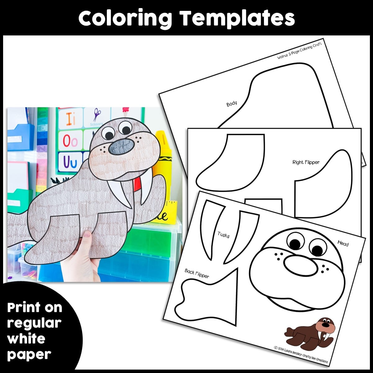 Walrus craft activity