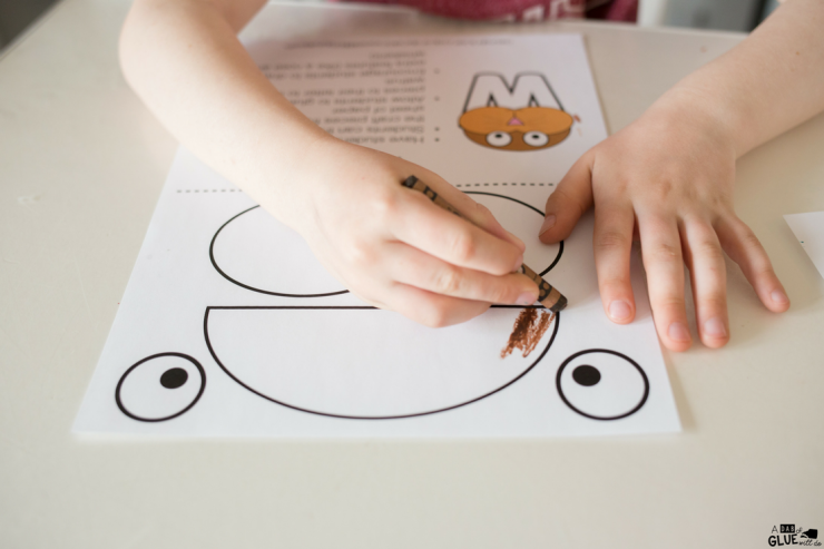 Animal alphabet w is for walrus craft