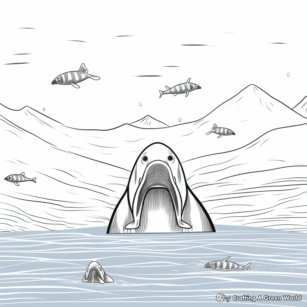 Walrus coloring pages