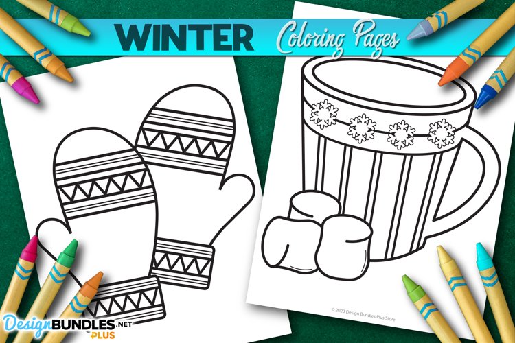 Winter coloring pages printable worksheets
