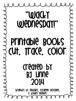 Wacky wednesday cut trace color prtable book grea wacky wednesday dr seuss colorg pages dr seuss preschool