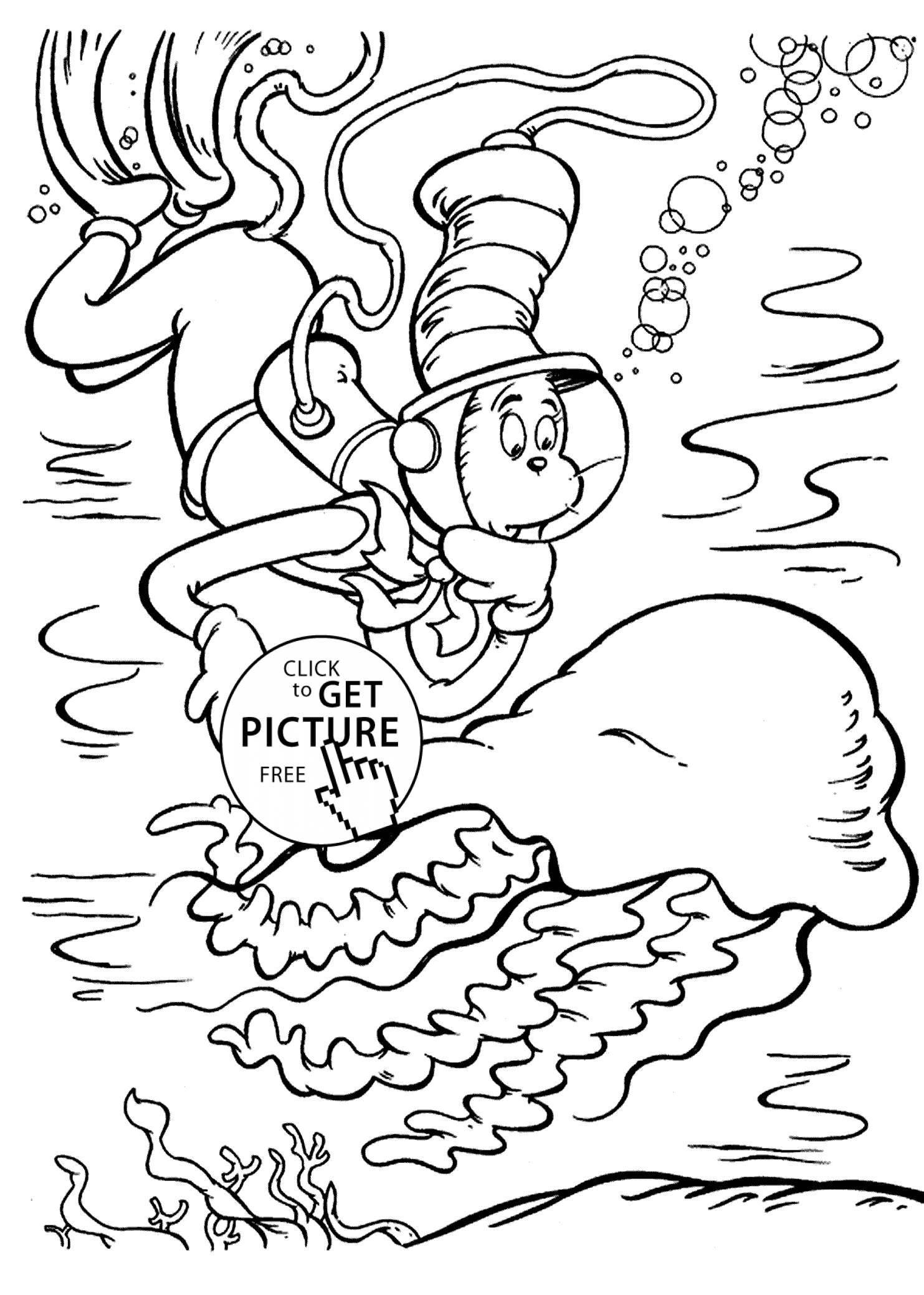 Wacky wednesday dr seuss coloring pages