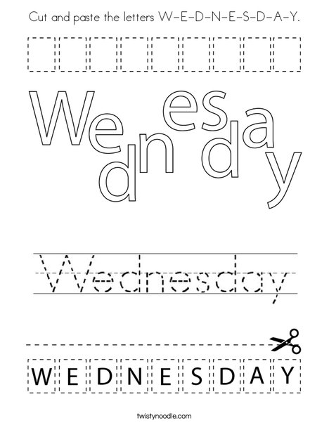 Cut and paste the letters w