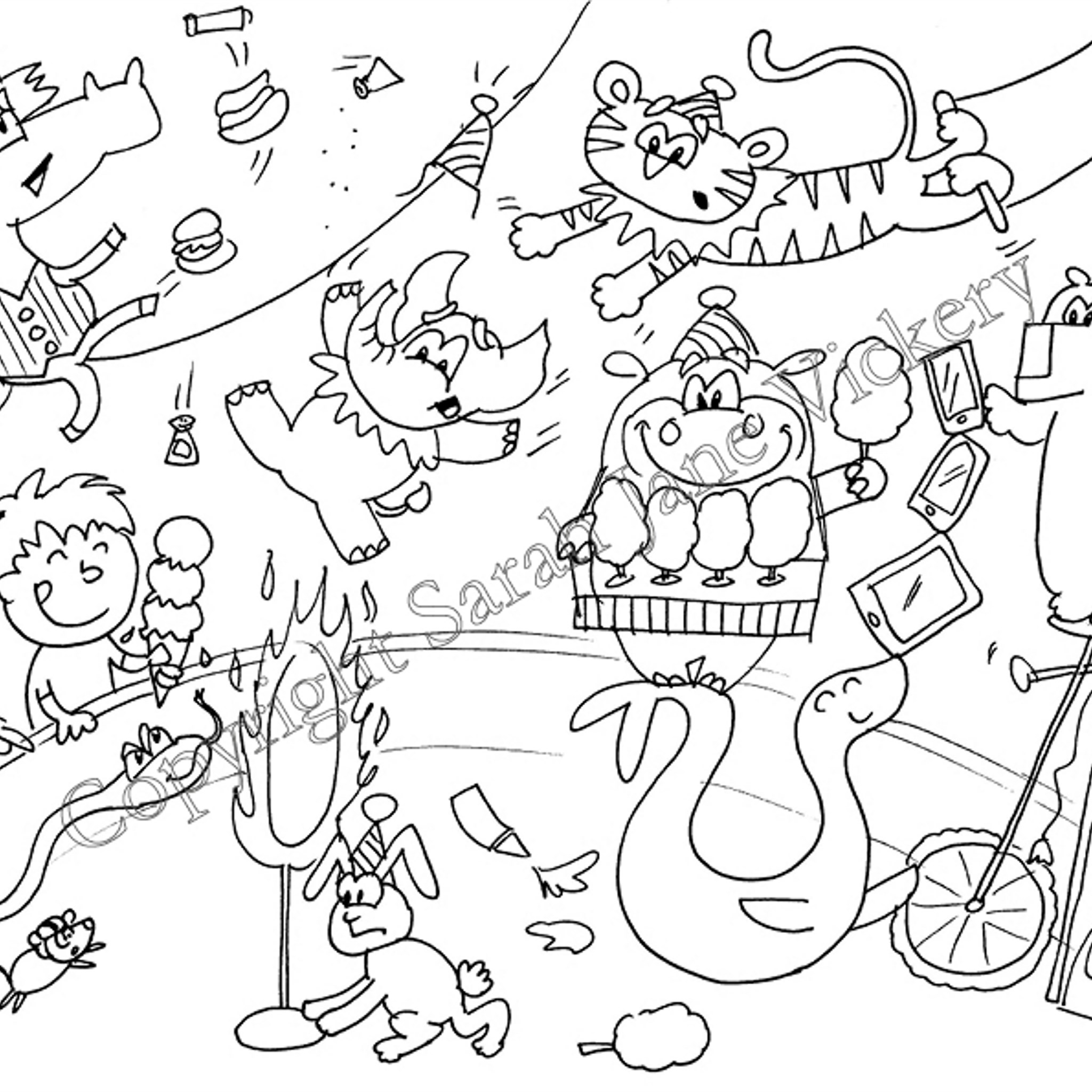 Cartoon club by sarah jane vickery